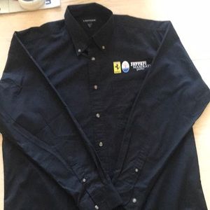 Ferrari Maserati Quebec long sleeve dress shirt